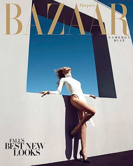 Кэмерон Диас показала идеальное тело на страницах Harper's Bazaar (ФОТО)